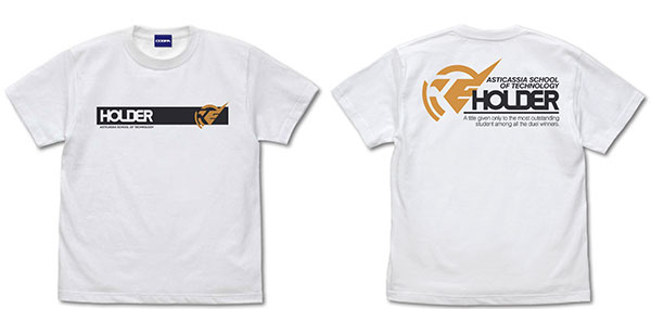 COSPA Mobile Suit Gundam: the Witch from Mercury Asticassia School of Technology Holder T-shirt /WHITE-S รูปภาพ 1