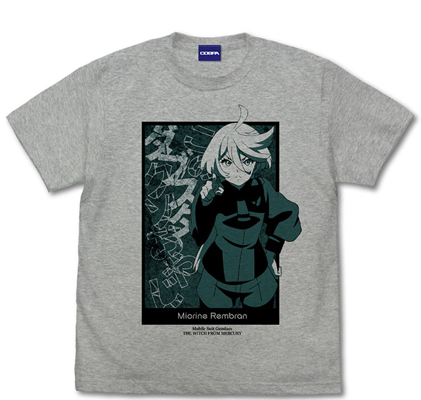 COSPA Mobile Suit Gundam: the Witch from Mercury Miorine Double Standard Old Man T-shirt /MIX GRAY-M รูปภาพ 1