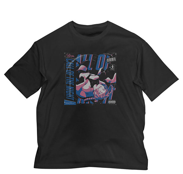 COSPA Call of the Night Nazuna Record Jacket Big Silhouette T-shirt /BLACK-L Bild 1