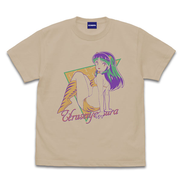 COSPA Urusei Yatsura Lum Retro Pop T-shirt /LIGHT BEIGE-M gambar 1