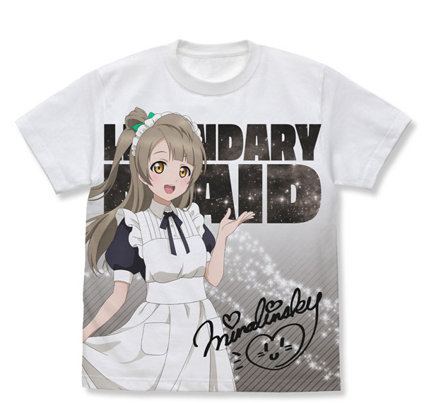 COSPA COSPA Depot Exclusive Love Live! New Illustration Minalinsky Full Graphic T-shirt /WHITE-S รูปภาพ 1