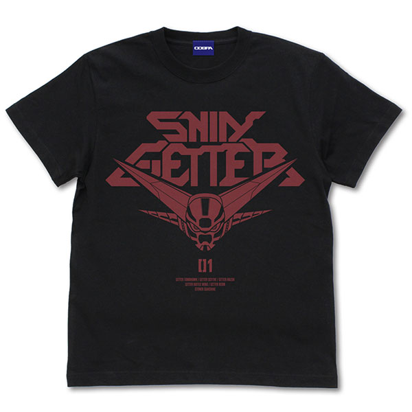 COSPA Getter Robo Armageddon Shin Getter 1 Icon T-shirt /BLACK-L 圖片 1