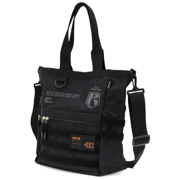 COSPA Armored Trooper Votoms Red Shoulder Functional Tote Bag /BLACK