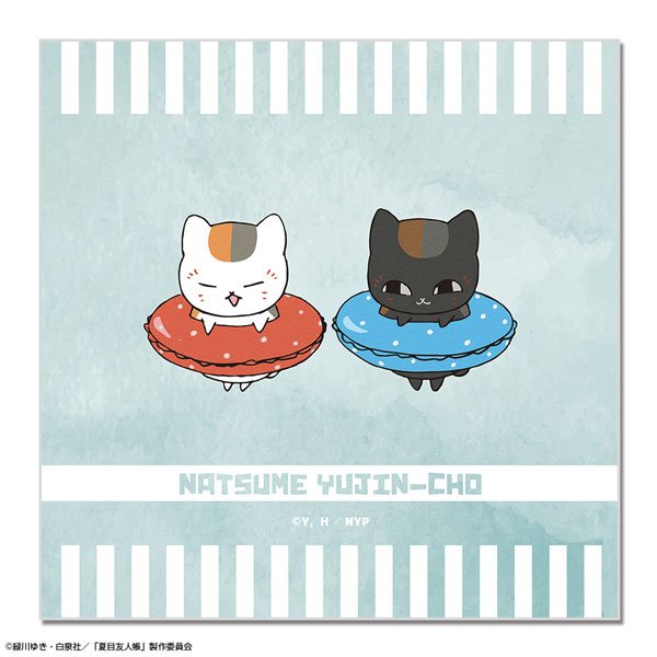 License Agent Natsume Yuujinchou Big Hand Towel Design 03 (Nyanko Sensei & Black Nyanko /A)