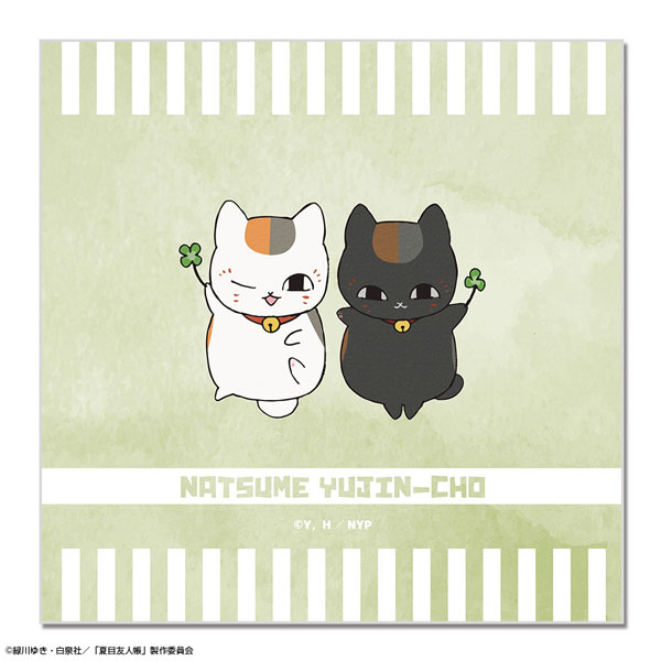 License Agent Natsume Yuujinchou Big Hand Towel Design 04 (Nyanko Sensei & Black Nyanko /B)