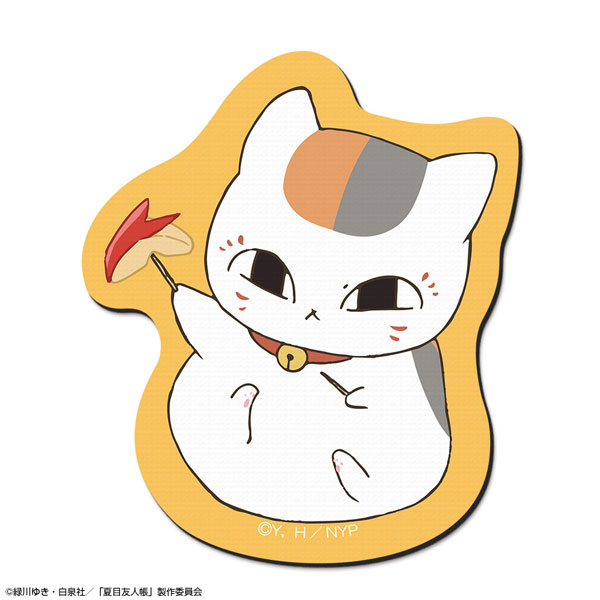 License Agent Natsume's Book of Friends Rubber Mouse Pad Ver.2 Design 01 (Nyanko Sensei /A)