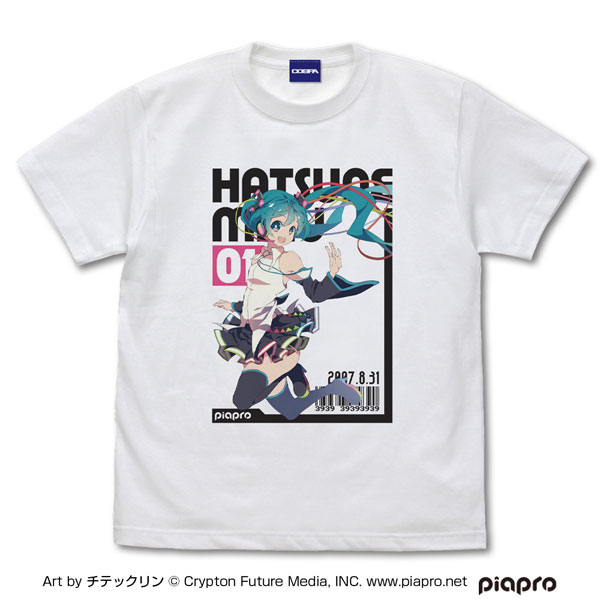 COSPA Hatsune Miku Full Color T-shirt Chiteklyn Ver./WHITE-S