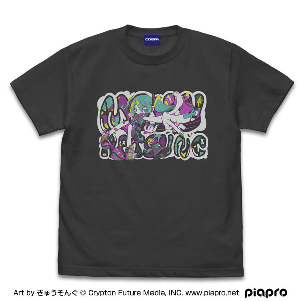 COSPA Hatsune Miku T-shirt Kyusongu Ver./SUMI-XL