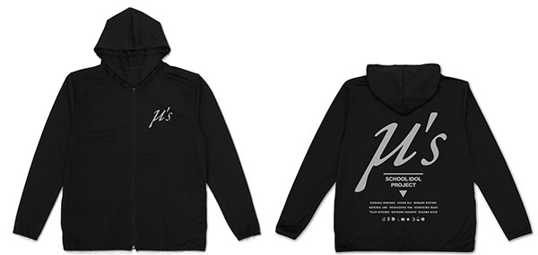 COSPA Love Live! Mu's Light Dry Hoodie /BLACK-S รูปภาพ 1