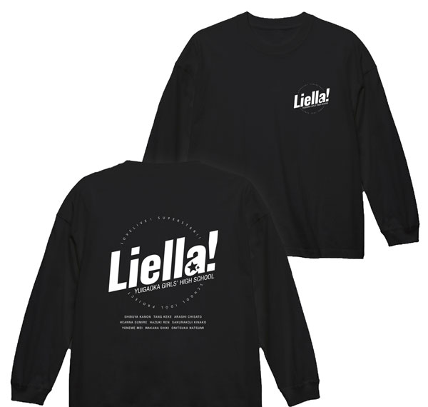 COSPA Love Live! Super Star!! Liella! Big Silhouette Long Sleeve T-shirt /BLACK-XL รูปภาพ 1