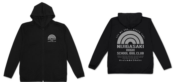 COSPA Love Live! Nijigasaki High School Idol Club Light Dry Hoodie /BLACK-M Bild 1