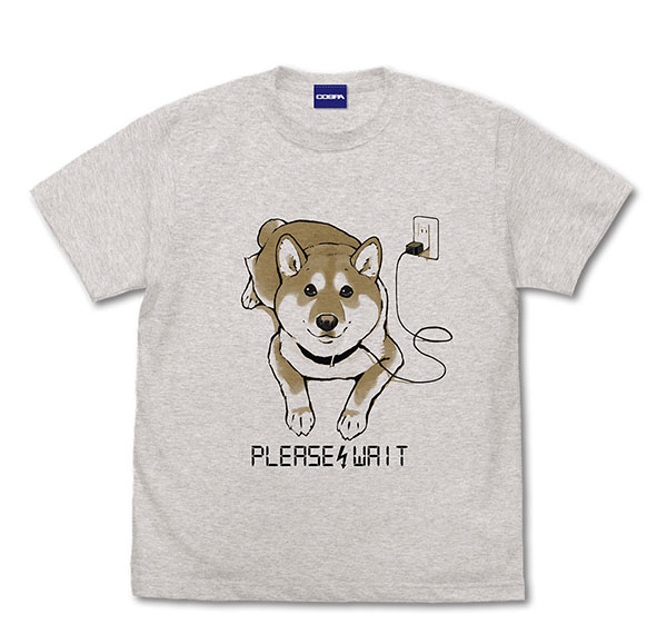 COSPA Sekai no Owari ni Shibainu to Now Charging T-shirt /OATMEAL-XL