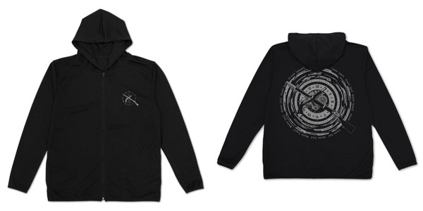 COSPA Date A Live IV Kurumi Tokisaki "Zaphkiel" Lightweight Dry Hoodie /BLACK-M