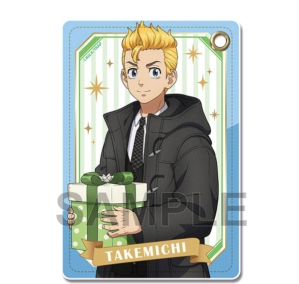 License Agent TV Anime "Tokyo Revengers" Leather Pass Case Ver.3 Design 01 (Takemichi Hanagaki) [New Illustration] รูปภาพ 1