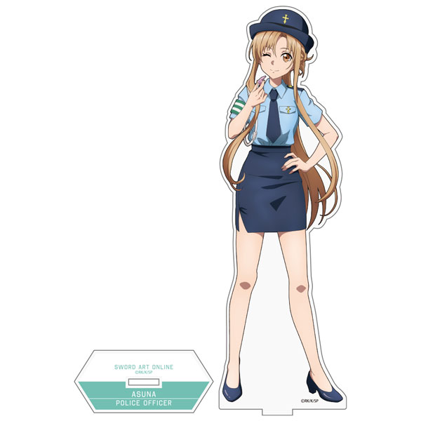 COSPA Sword Art Online New Illustration Asuna's Work Experience Acrylic Stand (Large) Police Ver.