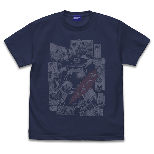 COSPA Mazinger Z "Mazin Go!" T-shirt /INDIGO-XL