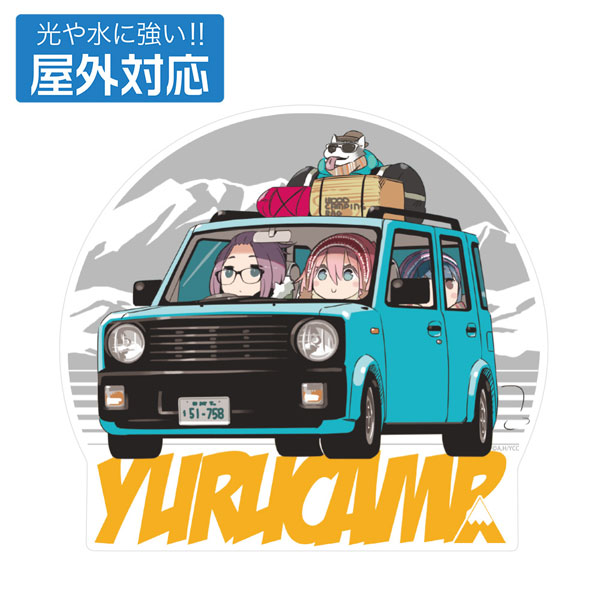 COSPA "Yuru Camp" Yuru Camp Car Outdoor Compatible Sticker Bild 1