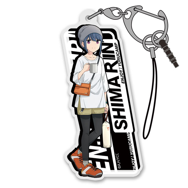 COSPA "Yuru Camp" New Illustration Summer Camp Rin Shima Acrylic Multi Keychain รูปภาพ 1