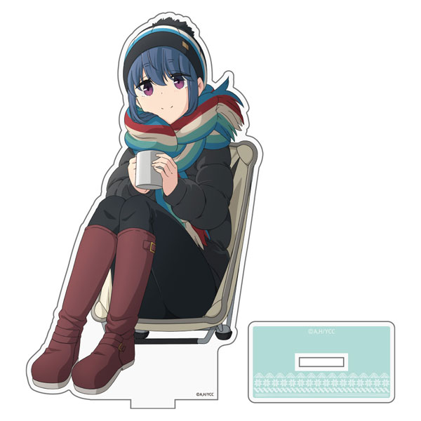 COSPA "Yuru Camp" Winter Camp Rin Shima Acrylic Stand imagen 1
