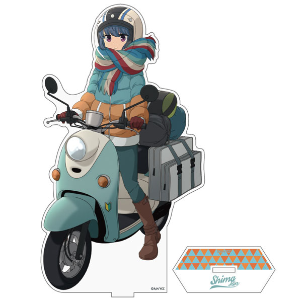COSPA "Yuru Camp" Rin Shima & Scooter Acrylic Stand (Large) Bild 1