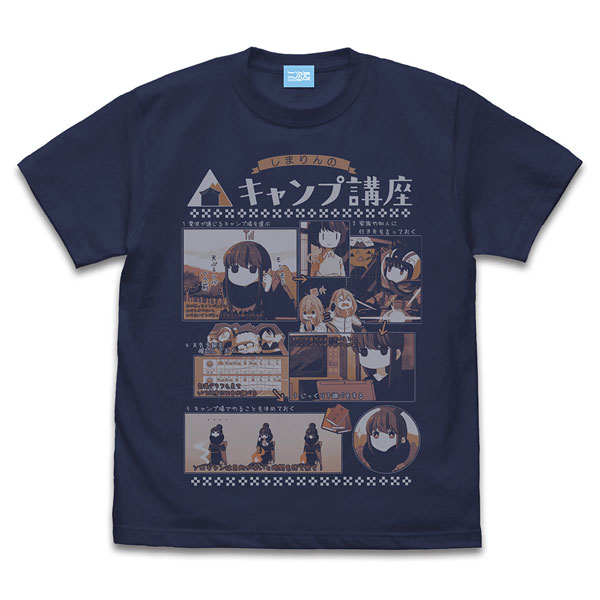 COSPA "Yuru Camp" Rin Shima's Camp Lesson T-shirt Ver2.0/ INDIGO-S Bild 1