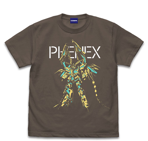 COSPA Mobile Suit Gundam Narrative Unicorn Gundam 03 Phenex T-shirt /CHARCOAL-S รูปภาพ 1