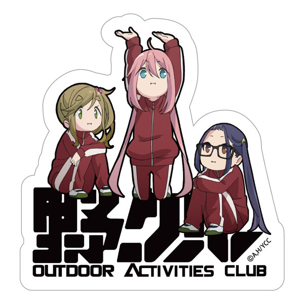 COSPA "Yuru Camp" Outdoor Activities Club Mini Sticker รูปภาพ 1