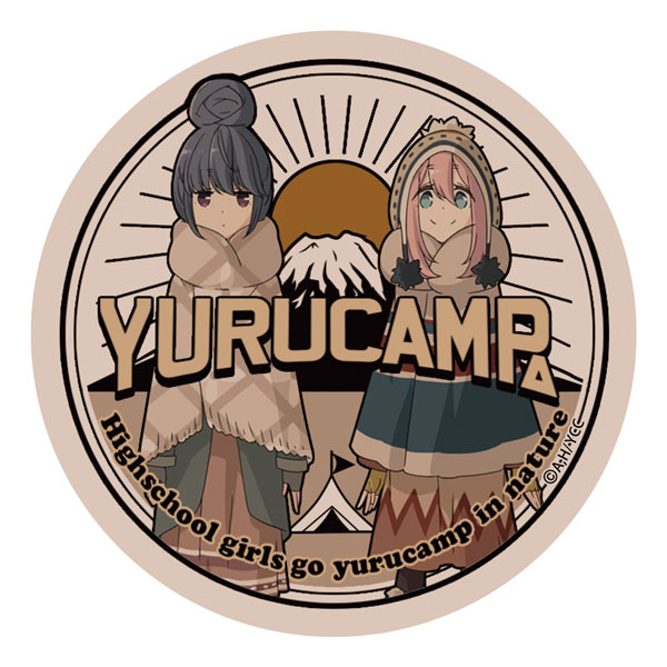 COSPA "Yuru Camp" Nadeshiko & Rin Mini Sticker Bild 1
