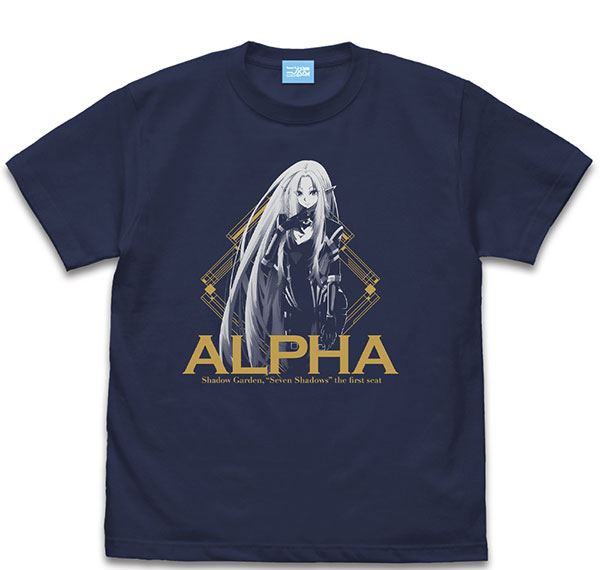 COSPA The Eminence in Shadow Seven Shadows Alpha T-shirt /INDIGO-L รูปภาพ 1