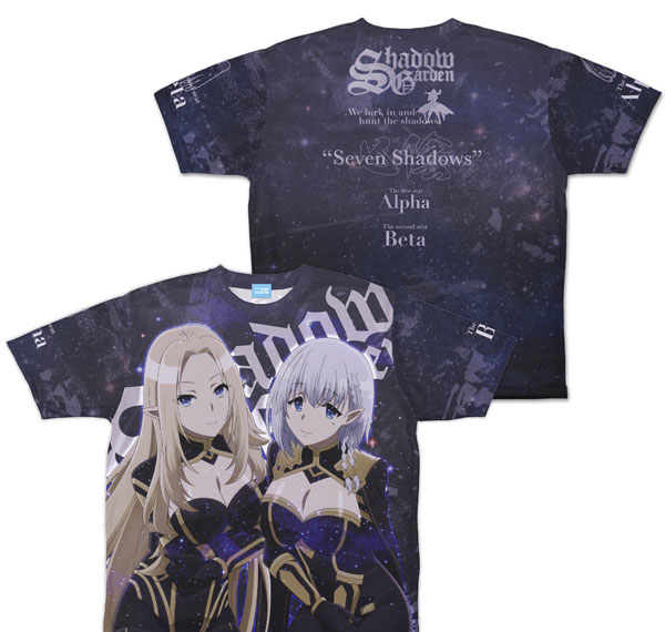 COSPA The Eminence in Shadow Alpha & Beta Double-sided Full Graphic T-shirt /XL รูปภาพ 1