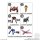 Bandai Avataro Sentai Donbrothers Mini-Pla Avataro Gattai Series 01 Don Onitaijin Set of All 6 Types image 8