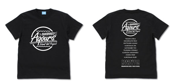 COSPA Love Live! Sunshine!! Aqours T-shirt /BLACK-M รูปภาพ 1