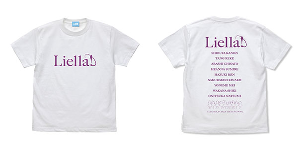 COSPA Love Live! Super Star!! Liella! T-shirt /WHITE-S รูปภาพ 1