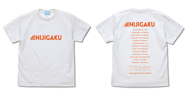 COSPA Love Live! Nijigasaki High School Idol Club T-shirt /WHITE-L รูปภาพ 1