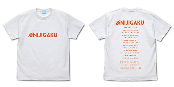 COSPA Love Live! Nijigasaki High School Idol Club T-shirt /WHITE-XL
