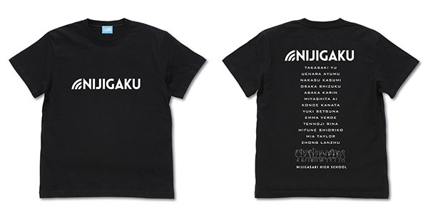 COSPA Love Live! Nijigasaki High School Idol Club T-shirt /BLACK-M