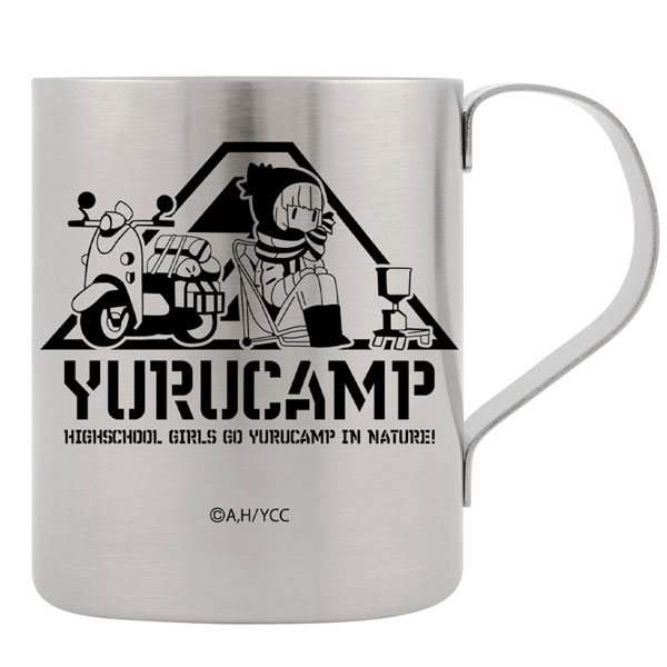 COSPA "Yuru Camp" 2-layer Stainless Steel Mug Ver2.0