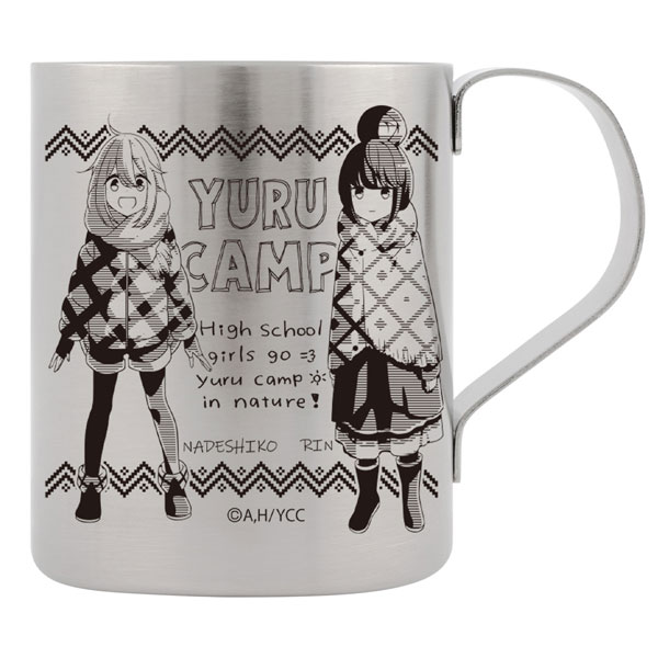COSPA "Yuru Camp" Rin & Nadeshiko 2-layer Stainless Steel Mug Ver2.0 รูปภาพ 1