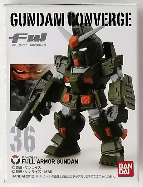 Bandai FW GUNDAM CONVERGE 6 Full Armor Gundam imagen 1