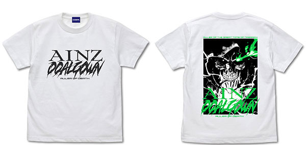 COSPA Overlord IV Ruler of Death Ainz T-shirt /WHITE-L