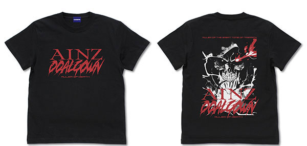 COSPA Overlord IV Ruler of Death Ainz T-shirt /BLACK-XL