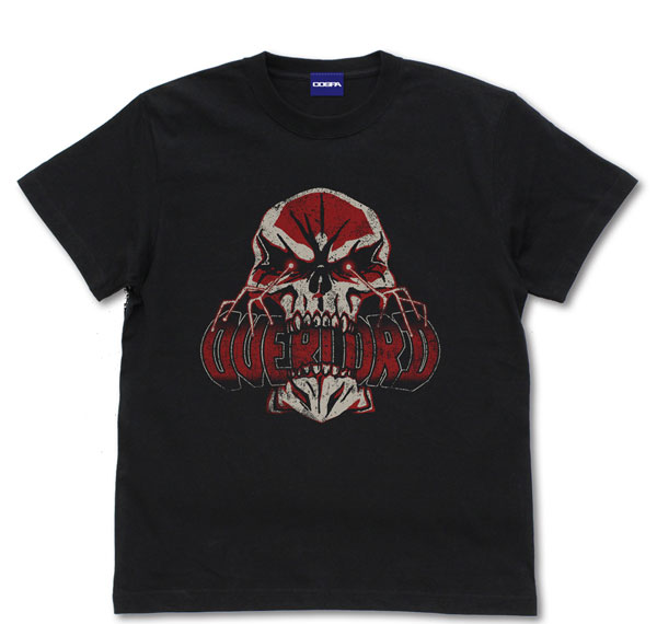 COSPA Overlord IV Ainz Face T-shirt /BLACK-L