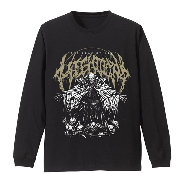 COSPA Overlord IV "The goal of all life is death" Ribbed Long Sleeve T-shirt /BLACK-M gambar 1