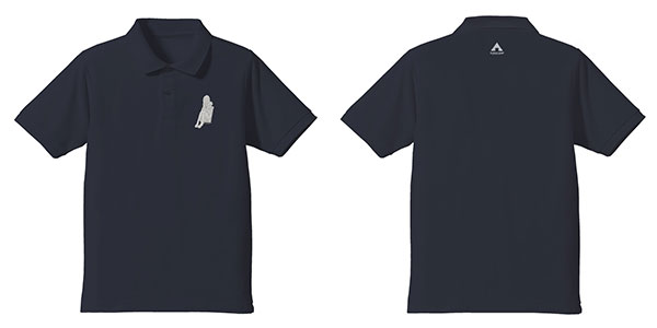 COSPA "Yuru Camp" Embroidery Polo Shirt /NAVY-S gambar 1