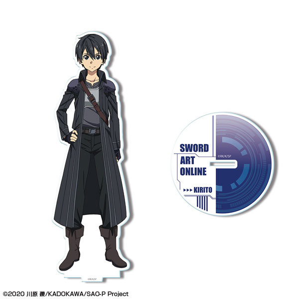 License Agent Sword Art Online -Progressive- Scherzo of Deep Night Acrylic Stand Design 01 (Kirito) 图片 1