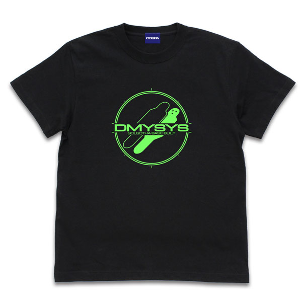 COSPA EVANGELION Dummy System Glow-in-the-Dark T-shirt / BLACK-S