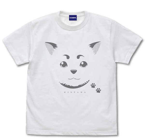 COSPA Gintama Sadaharu Face T-shirt Ver.2.0/ WHITE-XL