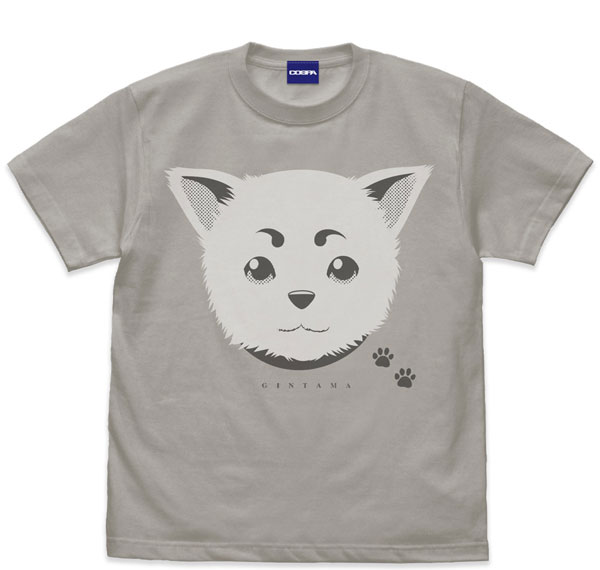 COSPA Gintama Sadaharu Face T-shirt Ver.2.0/ LIGHT GRAY-XL Bild 1