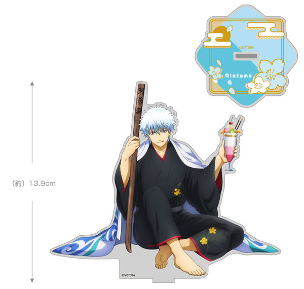 COSPA Gintama Gintoki Sakata Acrylic Stand (Large) Iki na Machiasobi Ver. รูปภาพ 1