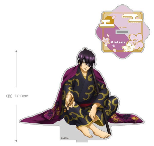 COSPA Gintama Shinsuke Takasugi Acrylic Stand (Large) Iki na Machiasobi Ver.